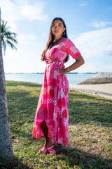Renae Wrap Dress - Beachy