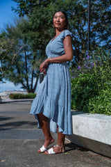Nelly Dress - Diddly Blue