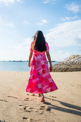 Renae Wrap Dress - Beachy