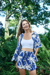 Maria Shorts Set - Palma Blue