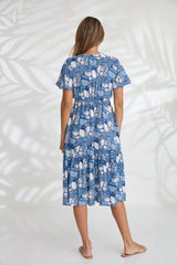 Delta Dress - Tile Blue