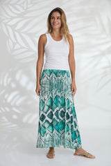 Channy Skirt - Green Diamond