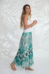 Channy Skirt - Green Diamond