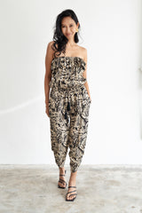 Jenny Jumpsuit - Tropical Neutrals