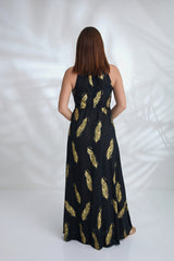 Boho Dress - Golden Feather