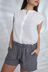 Shorts (Cotton) - Grey