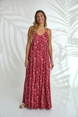 Maddy Dress - Primrose Red