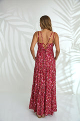 Maddy Dress - Primrose Red