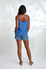 Poppy Top - Blue
