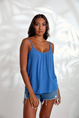 Poppy Top - Blue