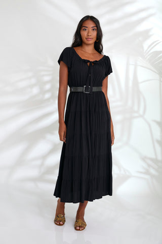 Maxi with belt - Abby Green