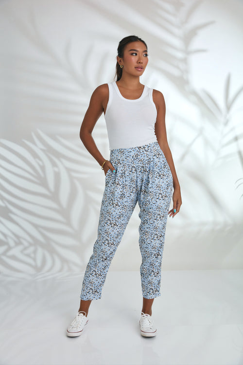 Pant Kelly - Cheetah Blue