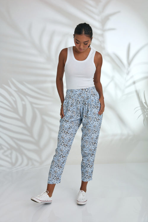 Pant Kelly - Cheetah Blue