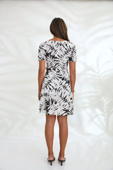 Emma Wrap Dress - Bamboo Black