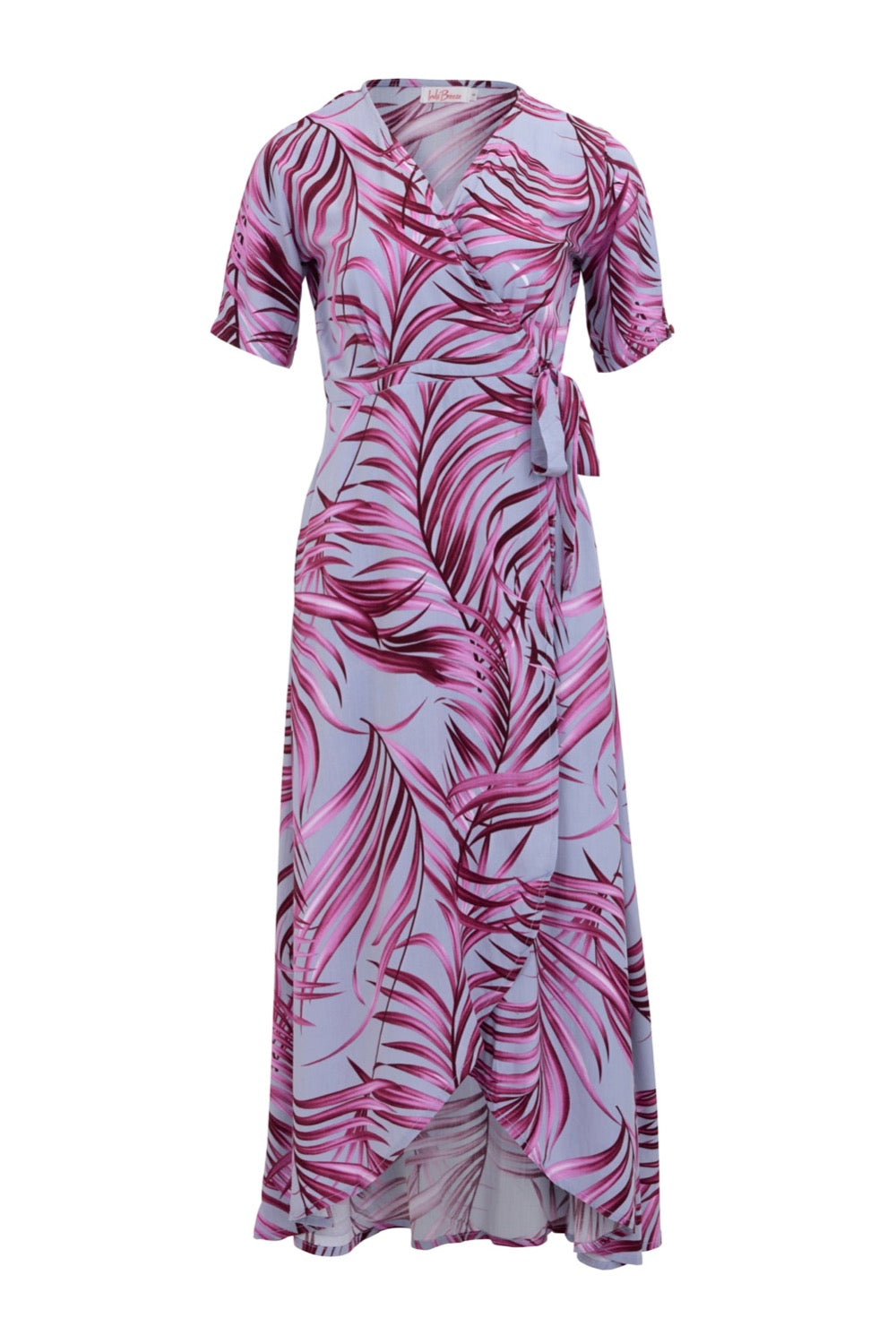 Renae Wrap Dress - Purple Fern